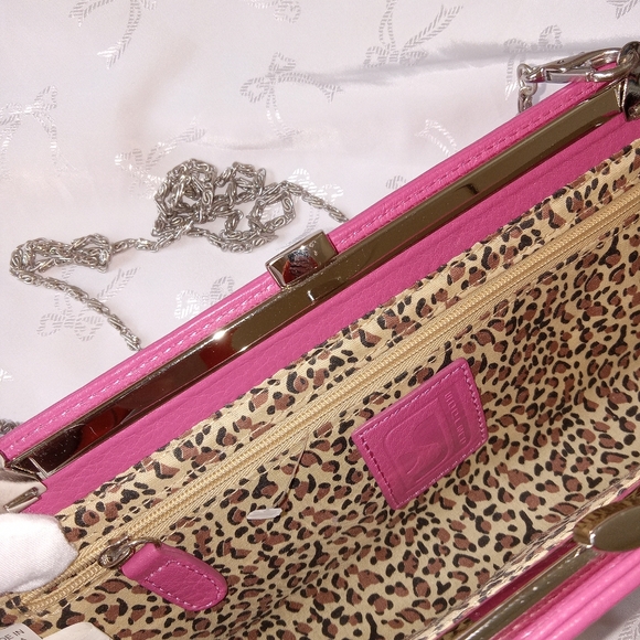 Soprano leather clutch bag - Picture 4 of 7